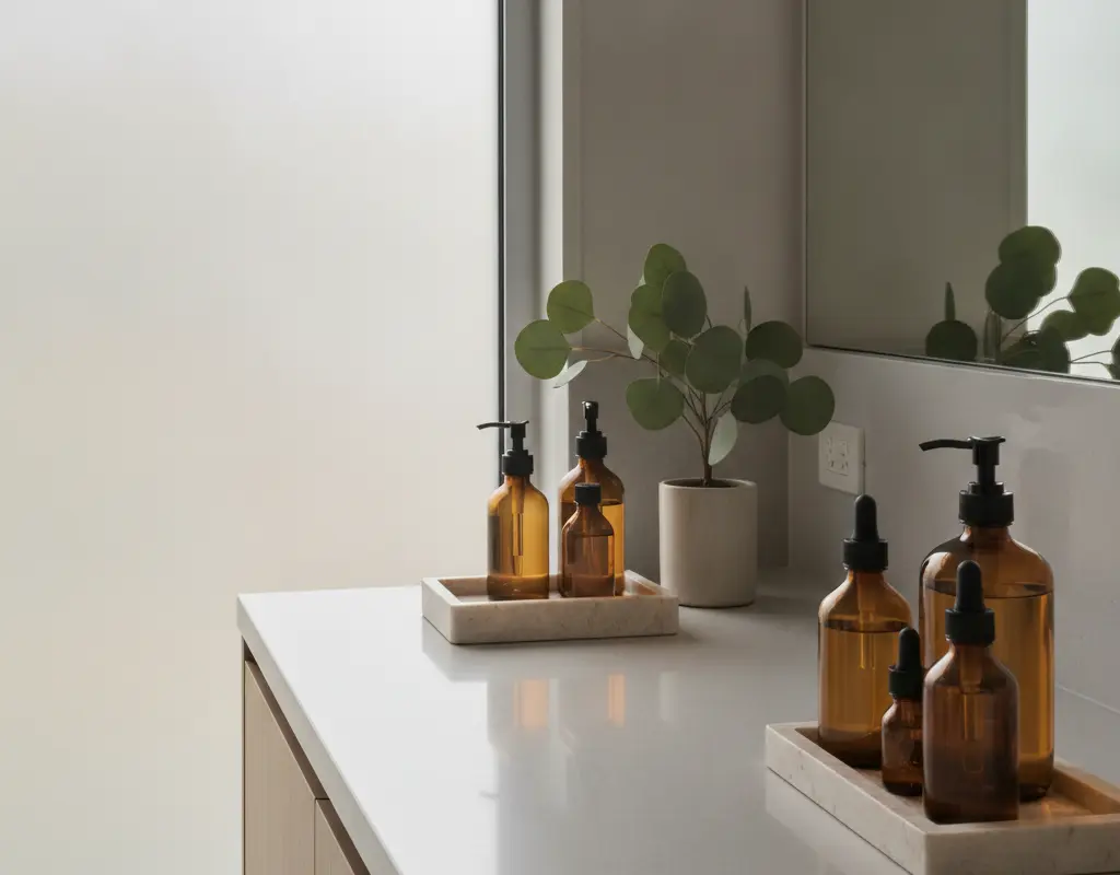 bathroom counter organization ideas