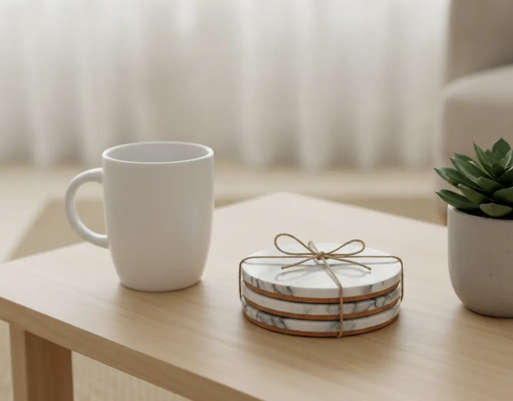 DIY Marble Coaster Styling