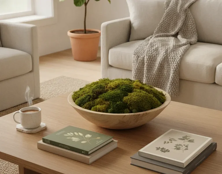 DIY Preserved Moss Bowl