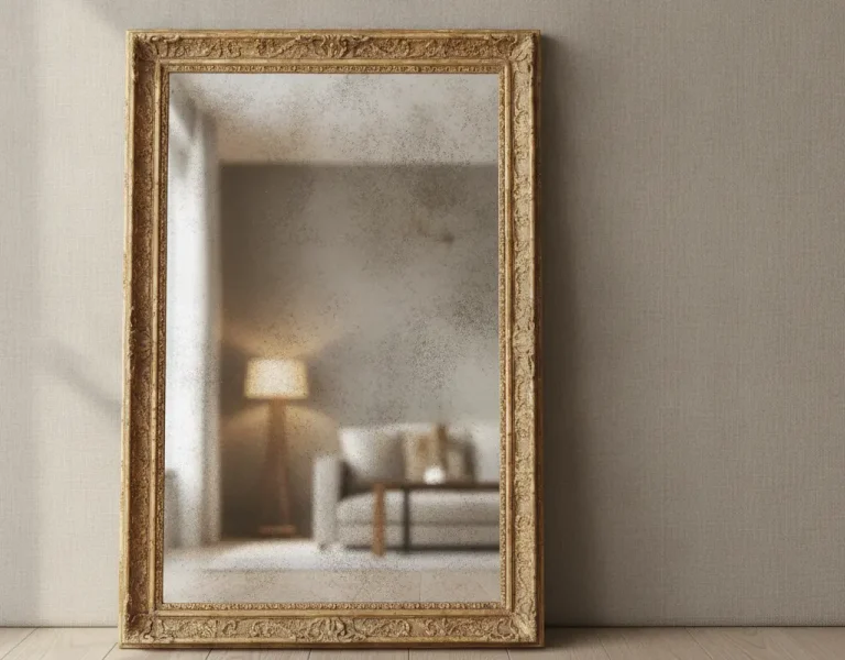 how to antique a mirror