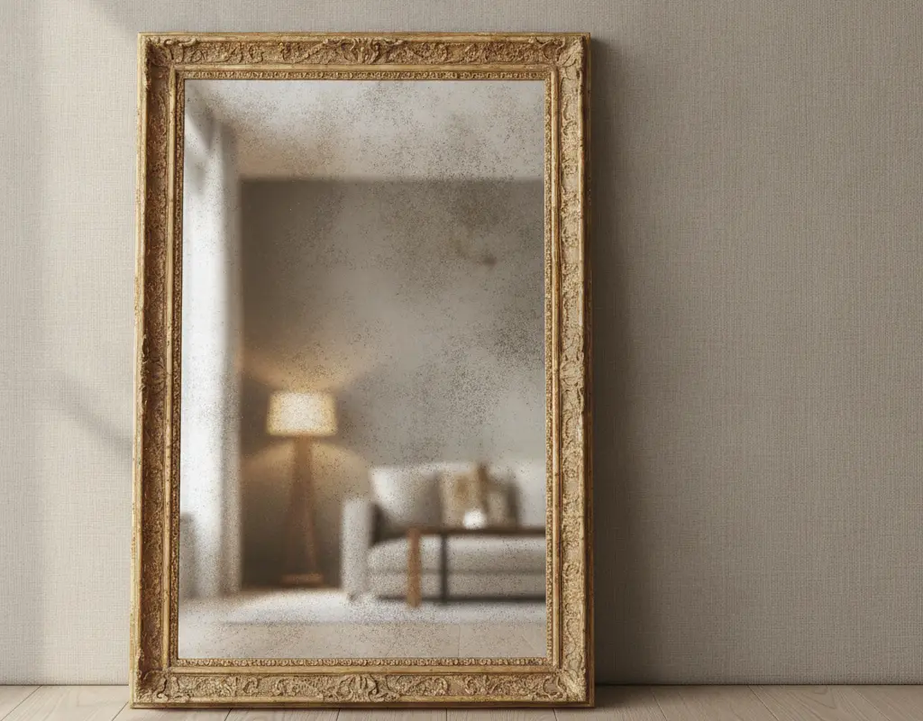 how to antique a mirror